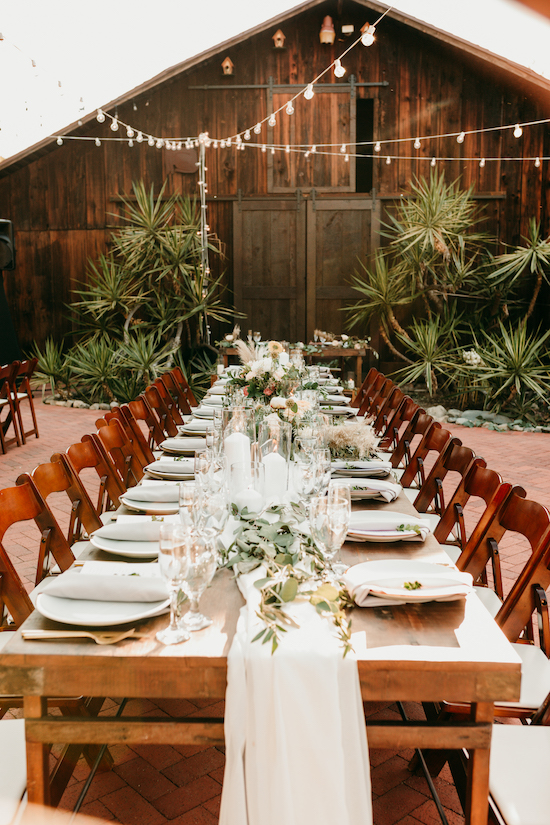 Hudson Rustic Farm Table Provenance Rentals Los Angeles Event